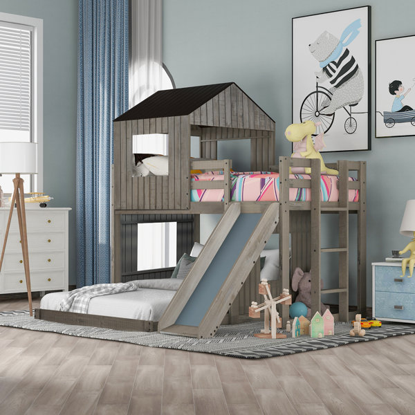 Playhouse best sale bunk bed